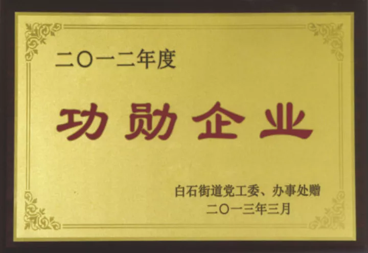 2012年度功勋企业